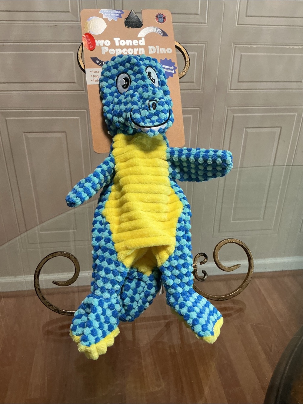 Brand New Bow Wow Stuffing Free DINOSAUR 12”